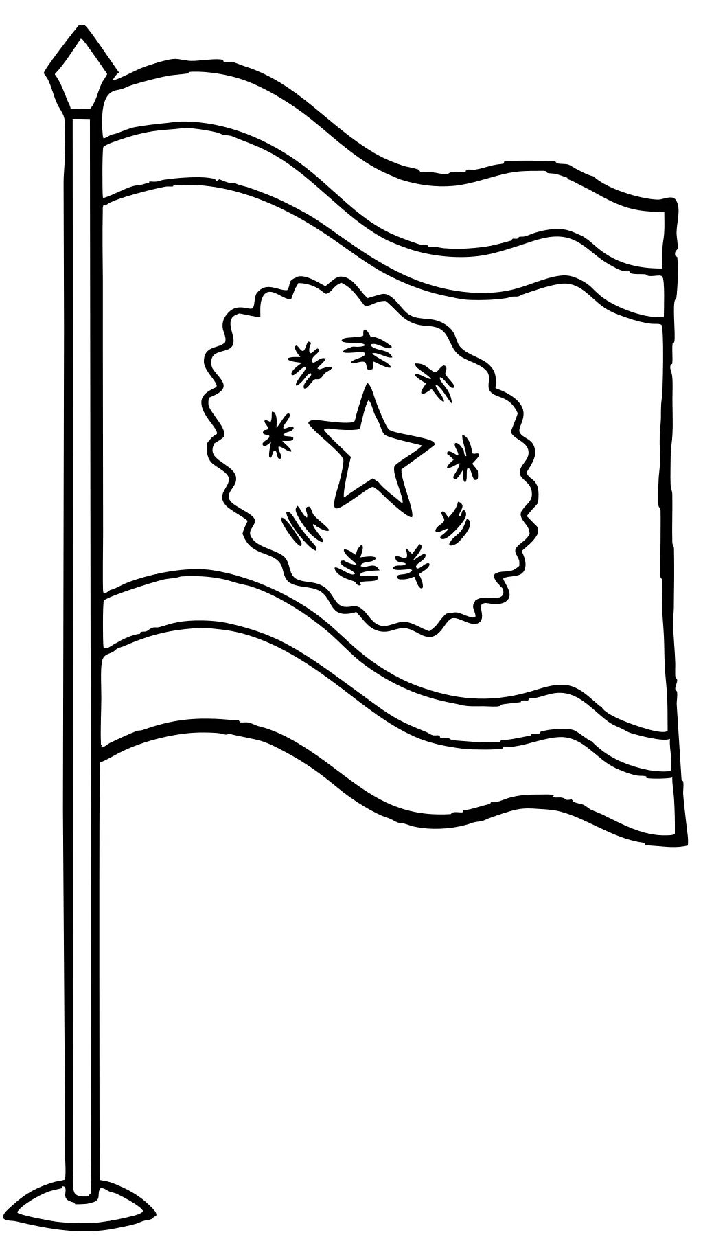 coloriages de drapeau national